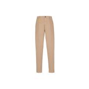 Manuel Ritz Slim Fit Dress Pants Brown, Herr