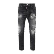 Dsquared2 Klassiska Denim Jeans för vardagsbruk Black, Herr