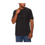 Calvin Klein Chenille Monolog T-shirt Black, Herr