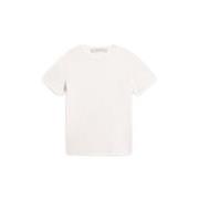 Golden Goose Slitna Bomull Jersey T-shirts och Polos White, Herr