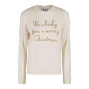 MC2 Saint Barth Stilren Crewneck Sweater White, Dam