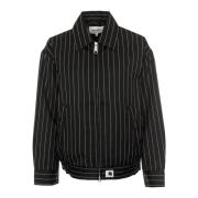 Carhartt Wip Klassisk Kragejacka med Ull Twill Black, Dam