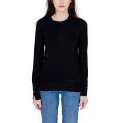 Guess Svarta Bomull Tops & T-Shirt Black, Dam