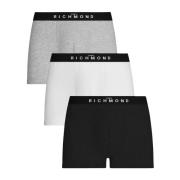 John Richmond Lågskuren bomullsboxerpaket Multicolor, Herr