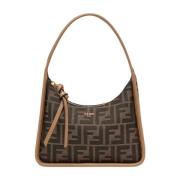 Fendi Brun Läder Axelväska Brown, Dam