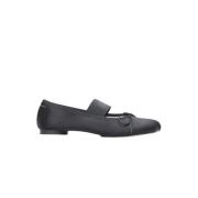 MM6 Maison Margiela Anatomiska Ballerinaskor med Logotyptryck Black, D...