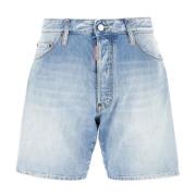 Dsquared2 Stiliga Bermuda Shorts för Män Blue, Herr