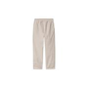 Carhartt Wip Bomull Elastisk Midjabyxor med Fickor Beige, Herr