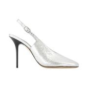 Coperni Silver Folie UFO Klackpumps Gray, Dam