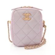 Chanel Vintage Pre-owned Laeder chanel-vskor Pink, Dam