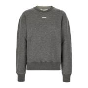 Alexander McQueen Stiliga Sweatshirts för en Trendy Look Gray, Herr