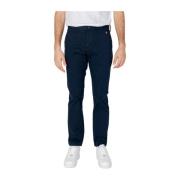 Tommy Jeans Tapered bomullsbyxor Vår/Sommar kollektion Blue, Herr