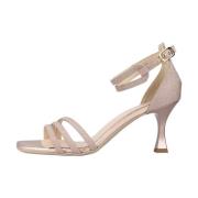 Nerogiardini Elegant Strappy High Heel Sandals Pink, Dam