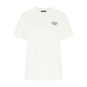 A.p.c. Vita T-shirts och Polos White, Dam