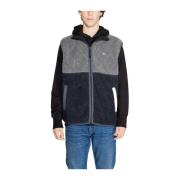 Tommy Jeans Svart Polyesterjacka Höst/Vinter Black, Herr