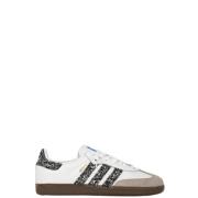 Adidas Glitter Samba Sneakers Silver Gray, Dam