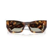 Miu Miu Stiliga solglasögon med unik design Brown, Unisex