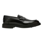 Doucal's Klassisk Läder Loafer Sko Black, Herr