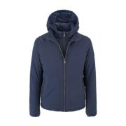 YES ZEE Blå Kappor Regular Fit Polyester Blue, Herr