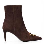 Coccinelle Brun Mocka Ankelboot Brown, Dam