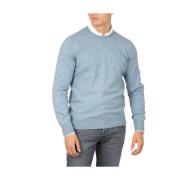 Gran Sasso Ljusblå Crewneck Tröja Blue, Herr