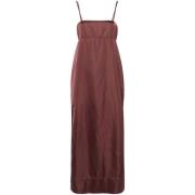 Birgitte Herskind Röd Empire Line Maxi Klänning Red, Dam