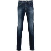 Dondup Indigo Blue Skinny Cut Denim Jeans Blue, Herr