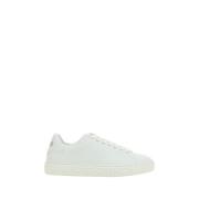 Versace Grekiskt Tryck Läder Sneakers White, Dam