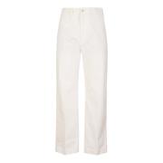 Ralph Lauren Chino Cropped White, Dam