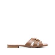 PINKO Cut-Out Camel Brown Skor Brown, Dam