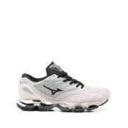 Mizuno Beige/Svart Mesh Sneaker Panel Design Gray, Herr