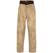 Magliano Ljusbruna bomullscanvas jeans Brown, Herr