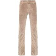 Jacob Cohën Beige Corduroy Slim Cut Jeans Beige, Herr