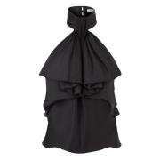 Nina Ricci Flygande Topp MED Black, Dam