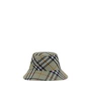 Burberry Rutig Bucket Hat Multicolor, Dam