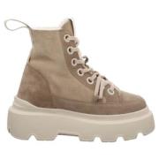 Inuikii Shearling High Top Sneaker Multicolor, Dam