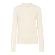 InWear Vanilla Stickad Pullover Tröja Beige, Dam