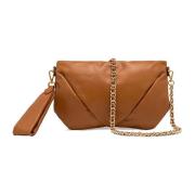 Gianni Chiarini Elegant Läder Brun Kväll Clutch Brown, Dam