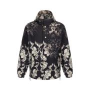 Roberto Cavalli Broccato Print Bomberjacka Black, Herr