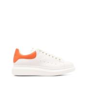 Alexander McQueen Vita Sneakers för en stilren look White, Herr