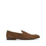 Church's Brun Mocka Mandel Tå Loafers Brown, Herr