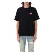 Amiri T-shirt Embroidered Dreamers Black, Herr