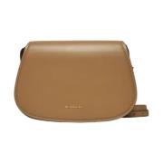 Michael Kors Flap Messenger väska med stil Brown, Dam