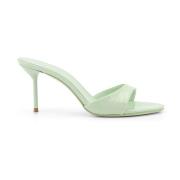 Paris Texas Lackläder Stiletto Sandaler Green, Dam