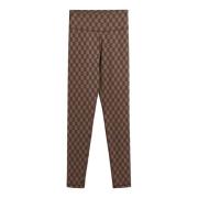 By Malene Birger Mörk Mahogny Leggings Polene Brown, Dam