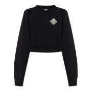 Casablanca Beskuren sweatshirt Black, Dam