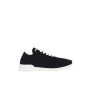 Kiton Svarta Cashmere Sneakers Black, Dam