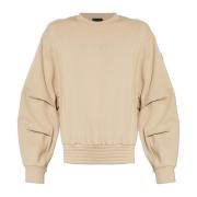 Moncler Sweatshirt med logotyp Beige, Dam