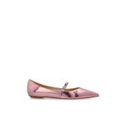 Stuart Weitzman Patent ballerinaskor Emilia Pink, Dam