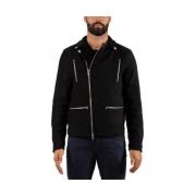 Daniele Alessandrini Herr Blouson Jacka Black, Herr